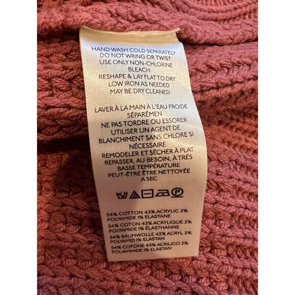 Free People Swim Too Deep Turtleneck Oversized Pullover Sweater Maroon Small S - Picture 7 of 7